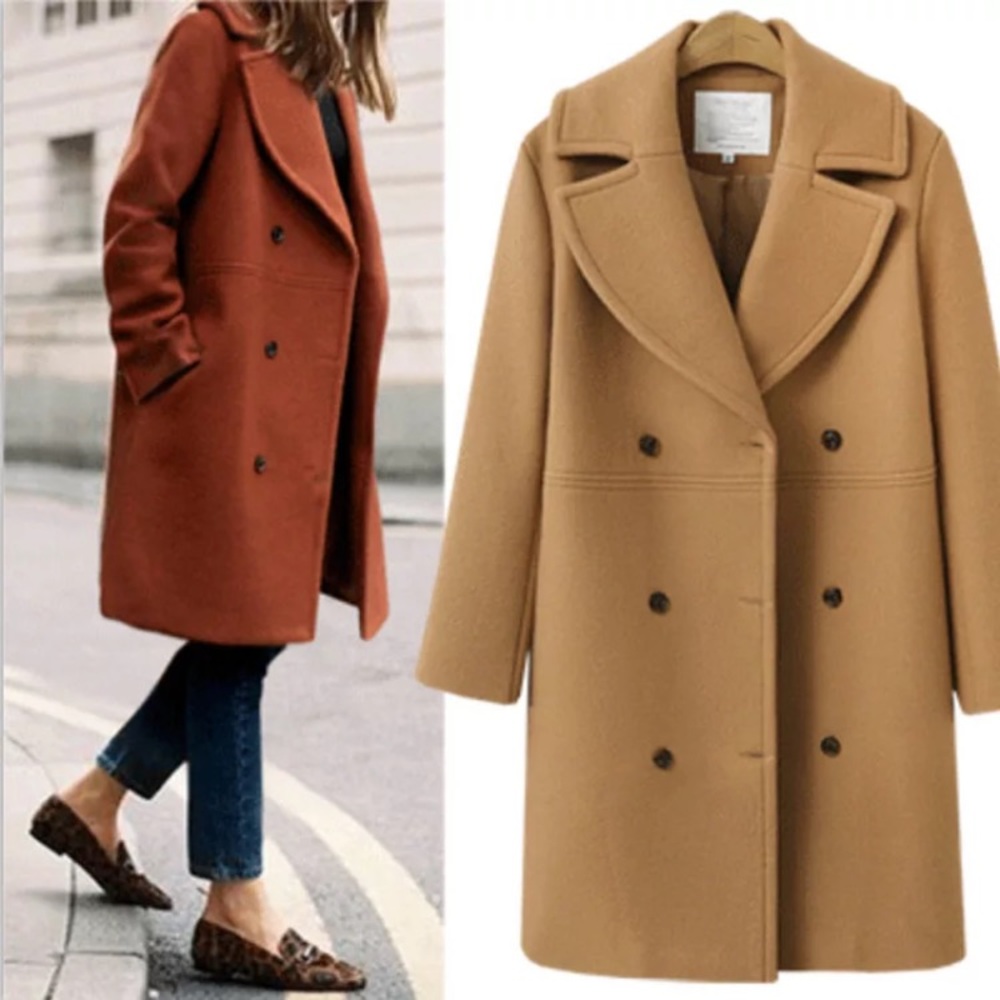 🍀SALE🍀Women’s winter wool coat in khaki